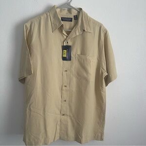 Roundtree & Yorke men’s Casual Button up Shirt with micro check NWT size M modal